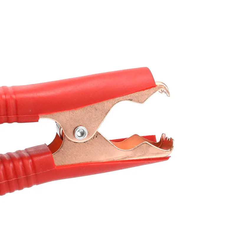 Alligator Clips wire Metal Connector DIY Clips Test Probe Black Red Color  Cableinsulated clamp testing Clamp Jumper Line
