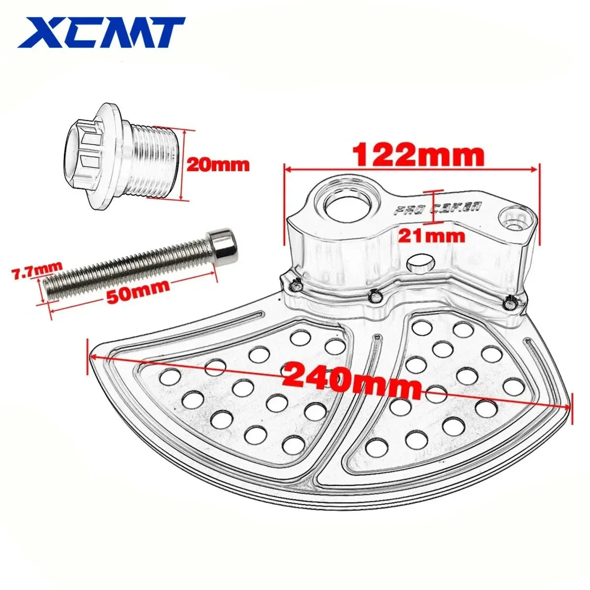For Husqvarna TE TX TC FE FX For KTM SX SX-F XC XC-F EXC XCW High-Quality Durable Motorcycle Front Brake Disc Protector Cover