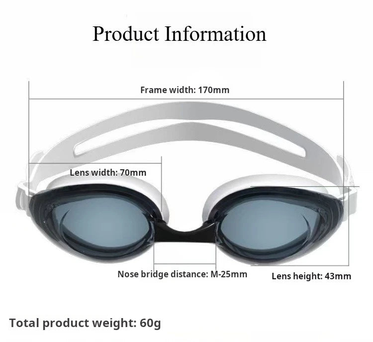 Swimming Goggles Professional Waterproof Swim Eyewear Glasses Anti-fog 100% UV Protection No Leaking For Adult Men Women Youth