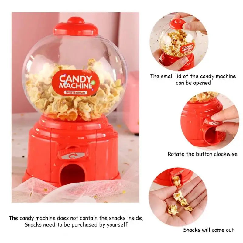 Cute Candy Piggy Bank Mini Sweets Machine Kids Bubble Gift Children Money Box Toys Dispenser Gumball Coin Saving Box Home Decor