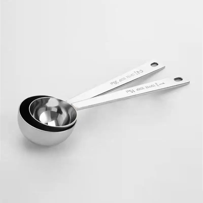 15ml/30ml Long Handle Stainless Steel Milk Coffee Powder Scoop Measuring Spoon