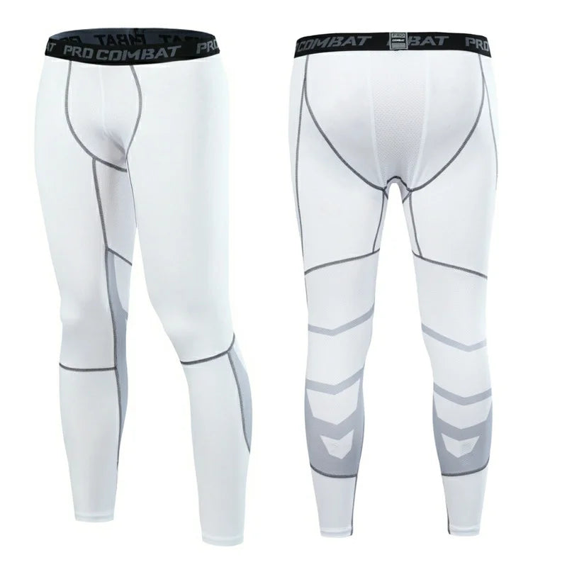 Men's Running Trousers Base Layer Tight Training Fitness Basketball Sports Skinny Cycling Quick Dry Long Pants S M L XL 2XL 3XL