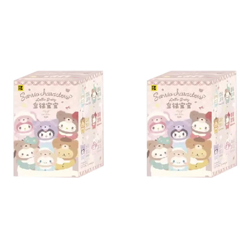 Sanrio Family Latte Series Plush Blind Box Cute Bag Pendant Doll Cartoon Kuromi/Hello Kitty Birthday Gifts Surprise Blind Boxs