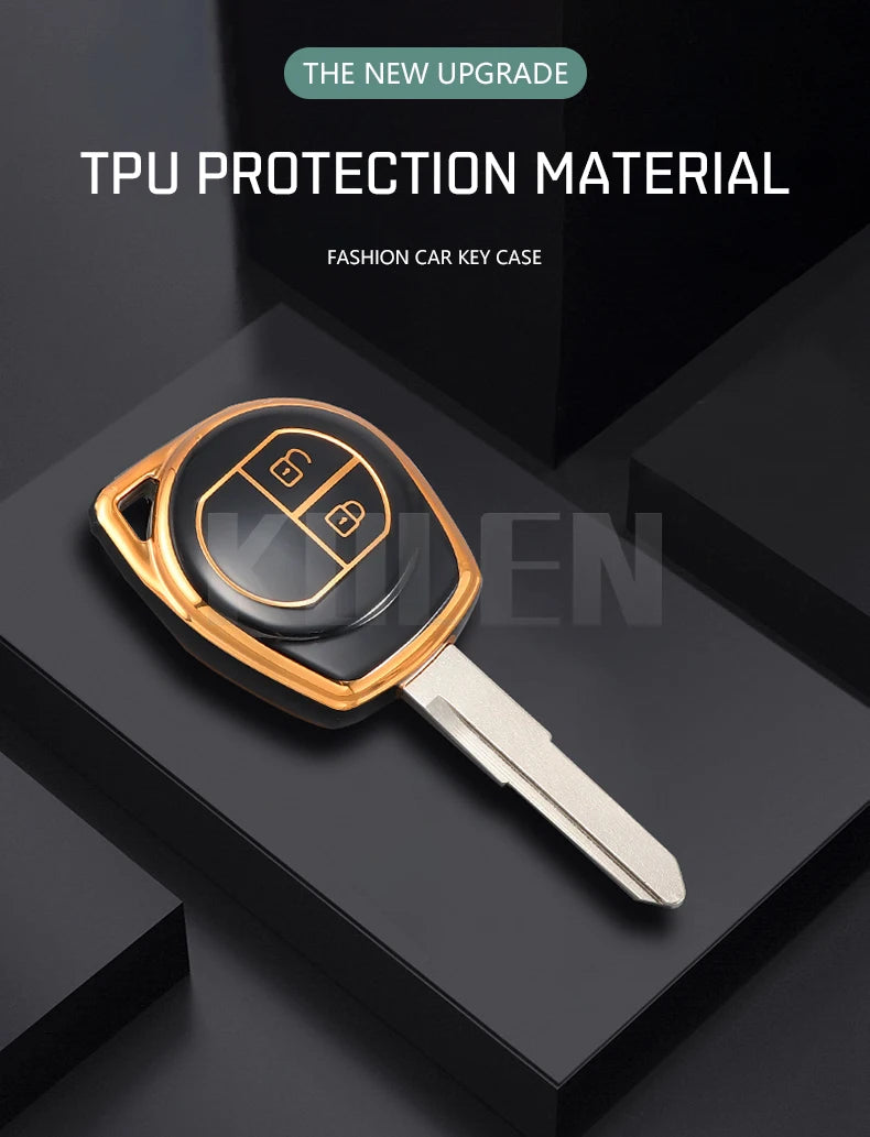 TPU Car Remote Key Case Cover Shell Fob For Suzuki Swift Grand Liana SX4 Window Vitara Amagatarai Alarm Keychain Accessories