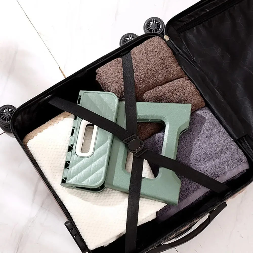 Lightweight Folding Step Stool Multi Purpose Handheld Thickened Footstool Non-Slip Plastic Small Benches Kitchen