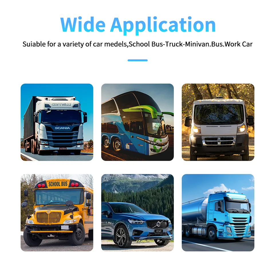 Universal 1080P Rear View Camera AHD 4 Pin 2.5mm Automatic Reversing HD Night Vision IP67 Rearview Mirror Cam Car Backup