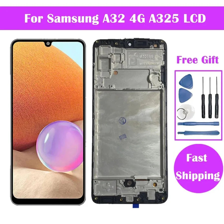 Incell For Samsung Galaxy A32 4G LCD SM-A325F SM-A325M Display Touch Screen For Samsung A32 5G Display SM-A326B