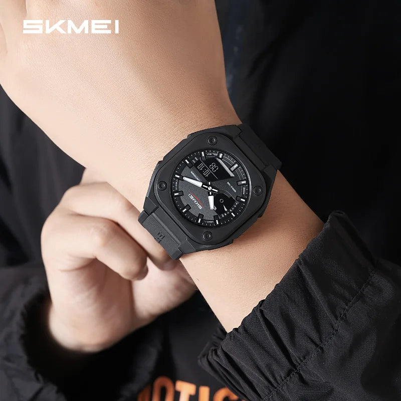 SKMEI 2328 New Original Sports Digital Electronic Watch Dual Display Multi Functional Men's Waterproof Clock relógios masculino