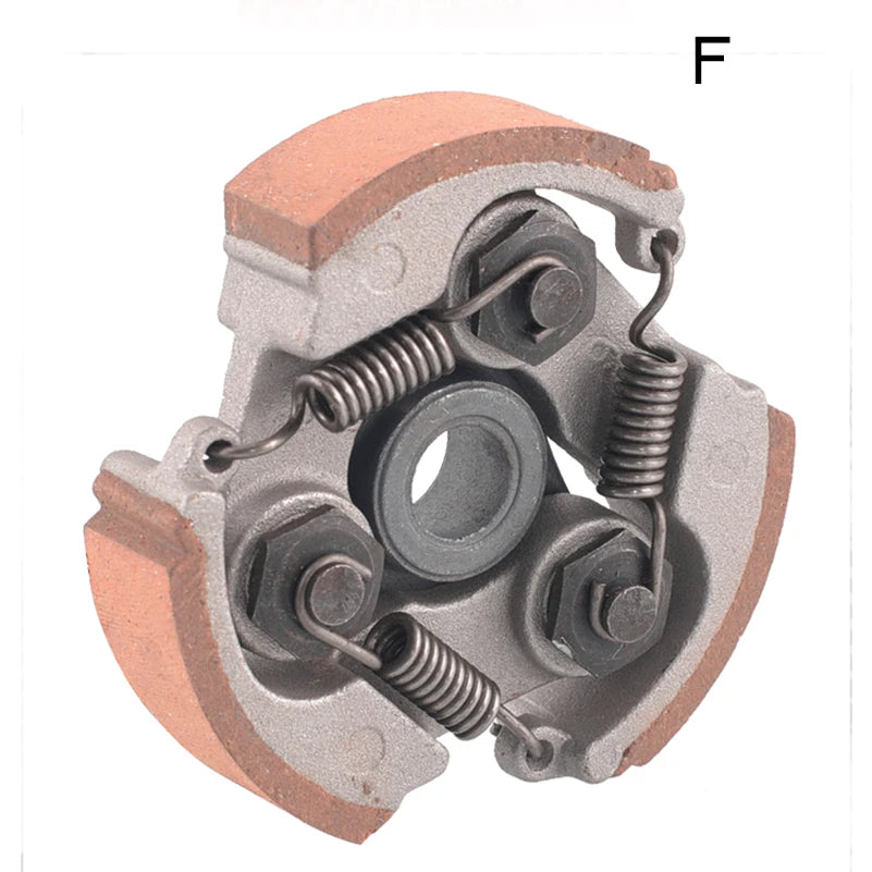 2 Stroke 47cc 49cc Complete Alloy 2/3 Shoe Clutch Pads Springs Gas Motorcycle Minimoto Pocket Bike Mini Dirt Bike Quad ATV