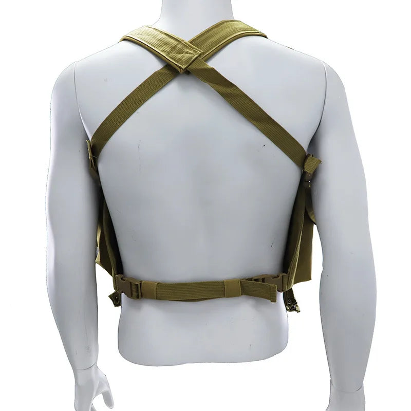 Tactical Vest MOLLE CS Training Equipment Hunting Chest Vest Security Quick Release AK Belly Pocket Vest Hunting Equipment