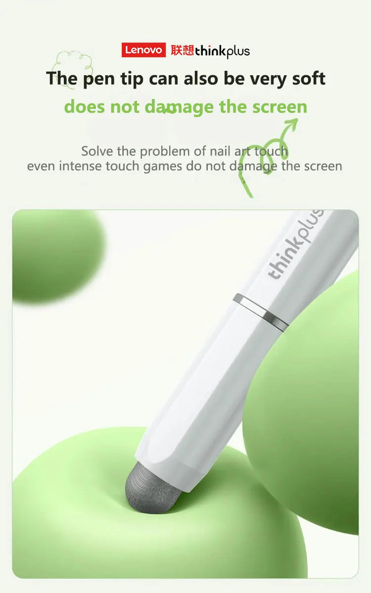 Lenovo universal three pen tips stylus For Android IOS Capacitive Screen For iPad Apple Pencil Huawei Xiaomi Samsung Tablet Pen