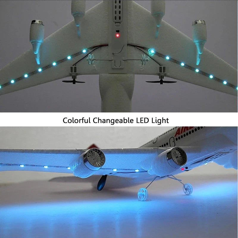 Airbus A380 RC Airplane 2.4G Fixed Wing Boeing 747 Remote Control Aircraft Outdoor RC Plane Model Toys for Children Boys