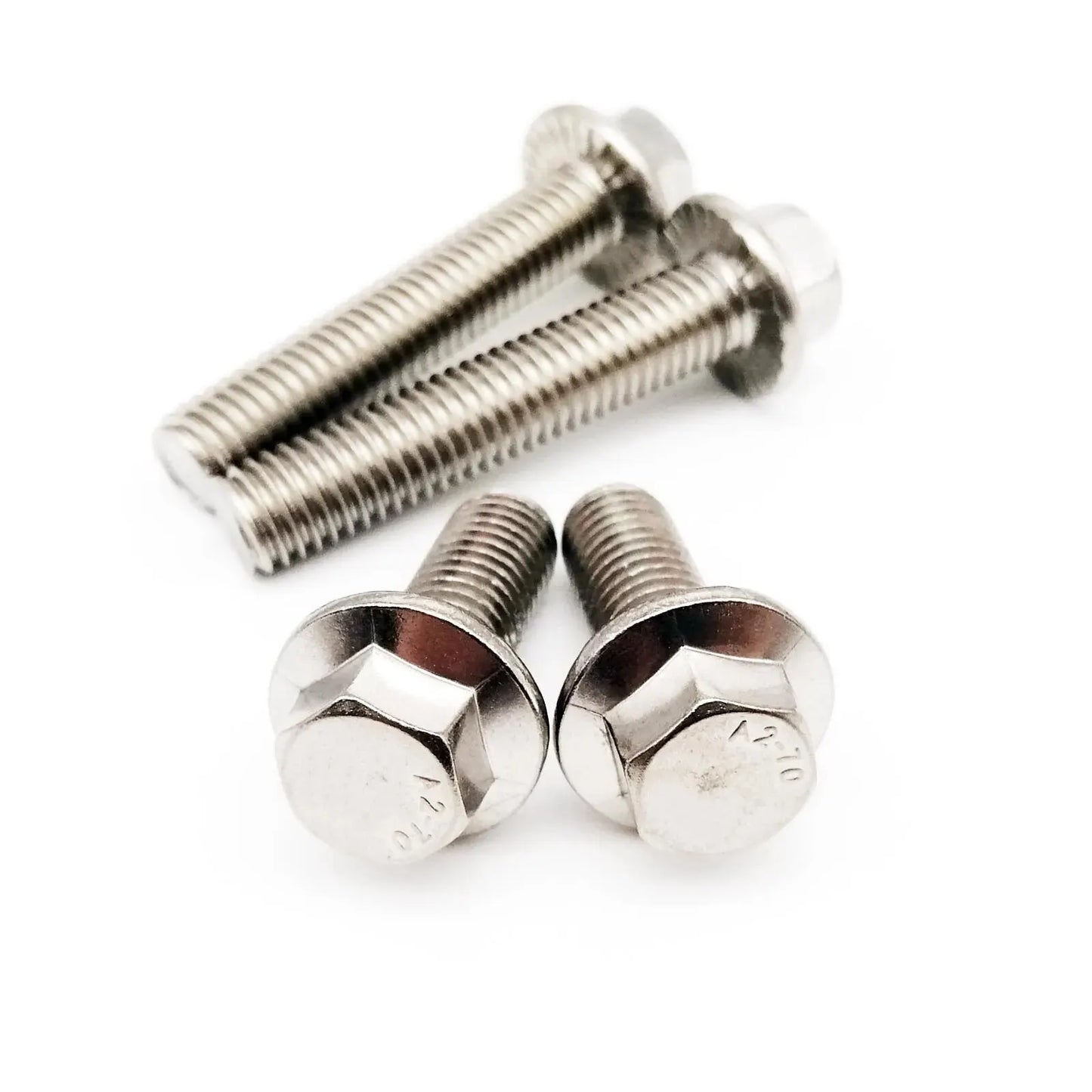 5/10pcs Flange Head Bolt Hexagon Hex Head with Serrated Washer Cap Screw M5 M6 M8 A2-70 304 Stainless Steel GB5787