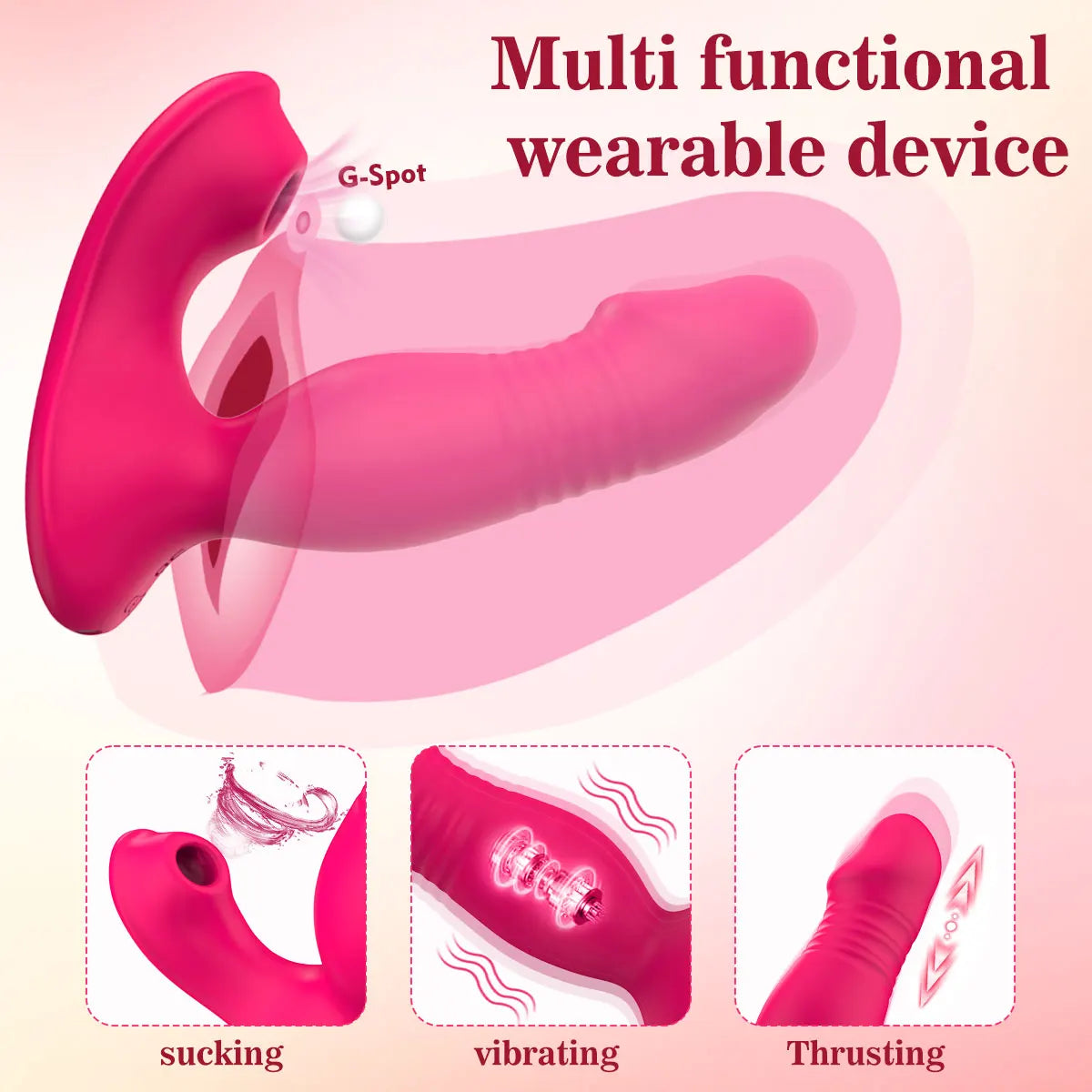 Push Suck Vibrator APP Suck Vibrator for clitoral G-spot stimulation Adult Sex Toys , Ideal for couples who want to flirt