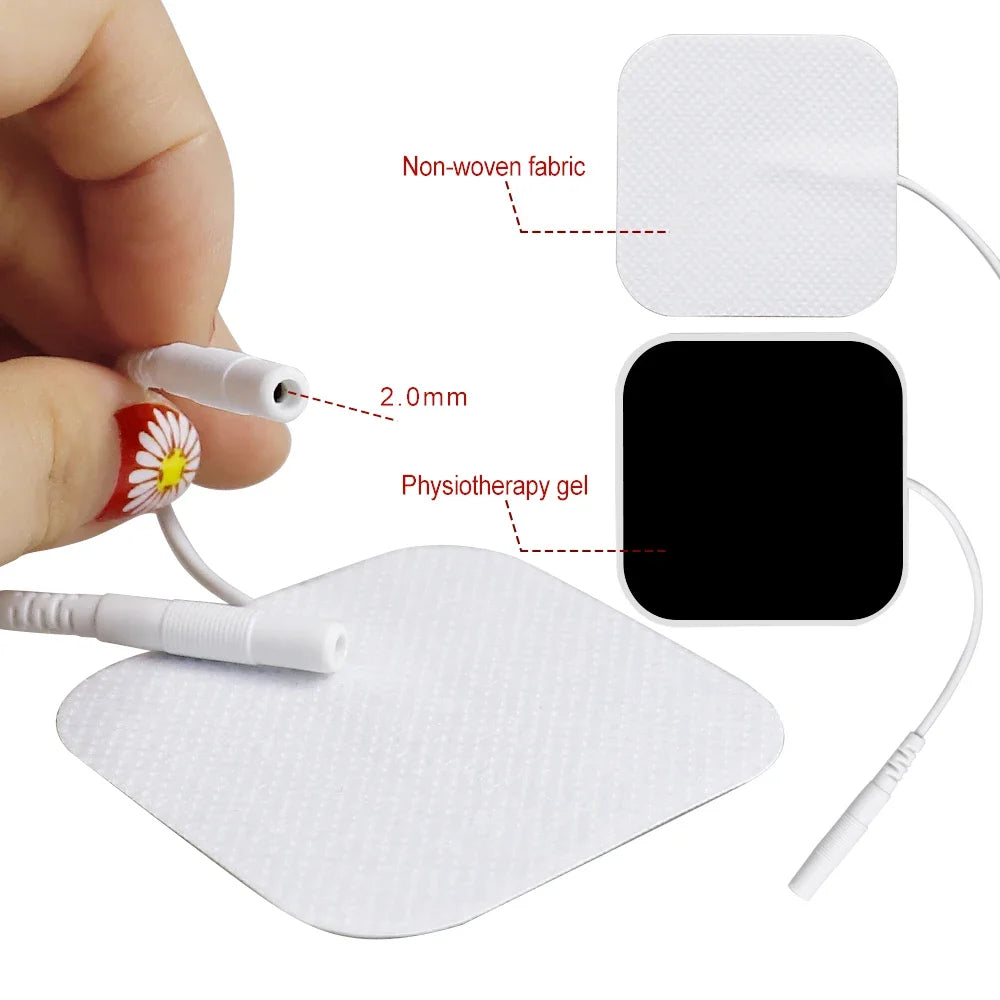 10/20/50PCS Tens Electrode Pads Gel For Acupuncture Physiotherapy Massager Patches Slimming Pulse EMS Muscle Stimulator Sticker