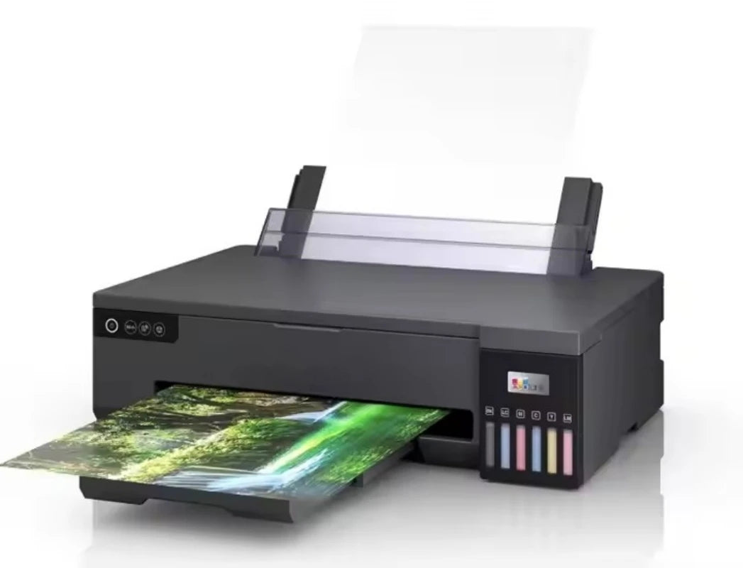 6 color XP600 head WIFI A4 automatic Desktop PVC ID card sublimation transfer inkjet printer for EPSON L805/L8058 - New arrival!