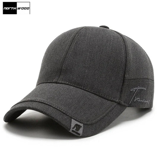 High Quality Solid Baseball Caps for Men Outdoor Cotton Cap Bone Gorras CasquetteHomme Trucker Hats