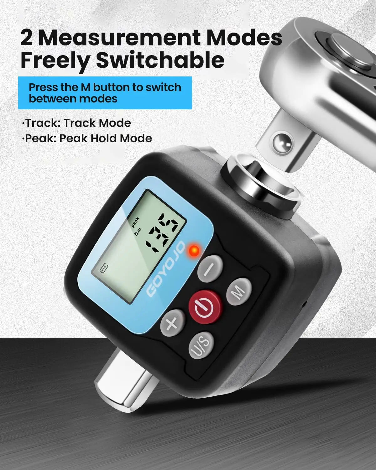 Professional Digital Torque Wrench 1/4'' 3/8'' 1/2 '' Electronic Torque Wrench Torque Adapter Bike Car Repair Hand Tools Set