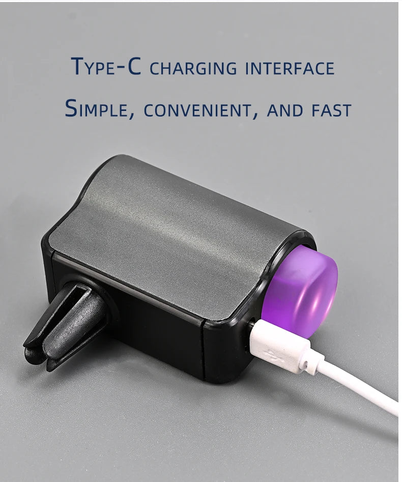 Smart Car Air Aromatherapy Diffuser Fragrance Car Air Fresheners With Three Adjustable Humidifier Essential Oil Diffuser