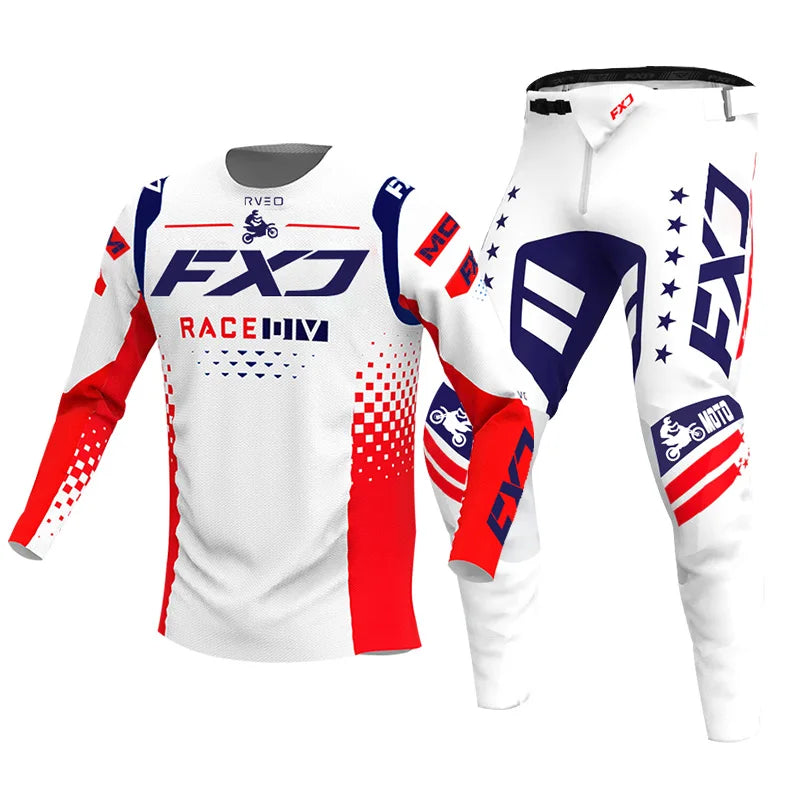 motocross gear set racing suit Off-road MX DH BMX ATV MTB Enduro MOTO Mens Kits Women's mountain Motorcycle Combo Downhill