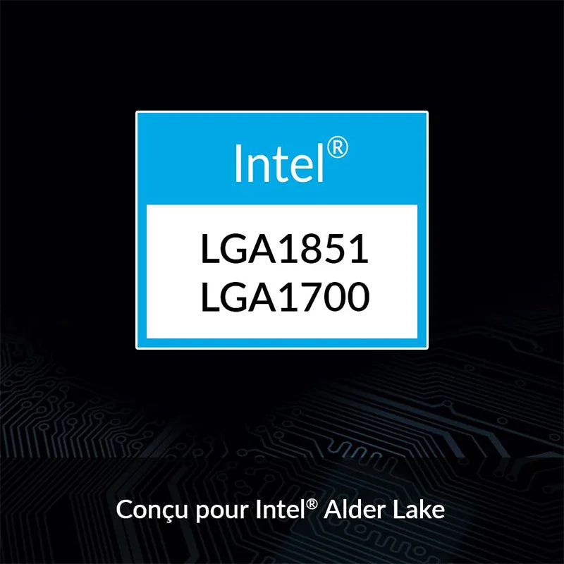 ARCTIC Alpine 17 - Intel CPU Cooler, 92 mm PWM Fan, Radial Heatsink, Top Blower, Intel LGA 1700, 4-Pin Connector