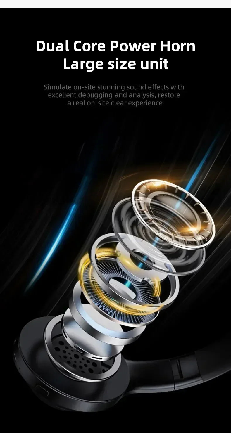 2025 NEW Stereo P47 Headset 5.0 Bluetooth Headset Folding Series Wireless Sports Game Headset for iPhone XiaoMi