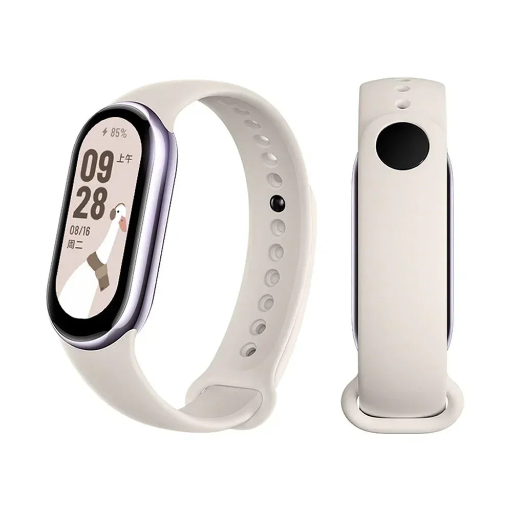 Sport Strap For Xiaomi Mi band 8-8 NFC Belt Replacement miband8 silicone Bracelet smart band 8 waterproof Watchbands Accessories