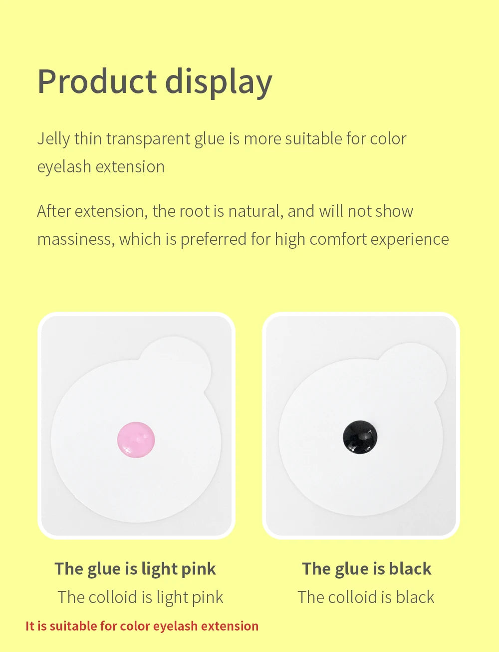 GLAMLASH 0.3-2 Sec Dry Eyelash Extension Glue Individual False Lashes Black Adhesive Kit for Professional Use