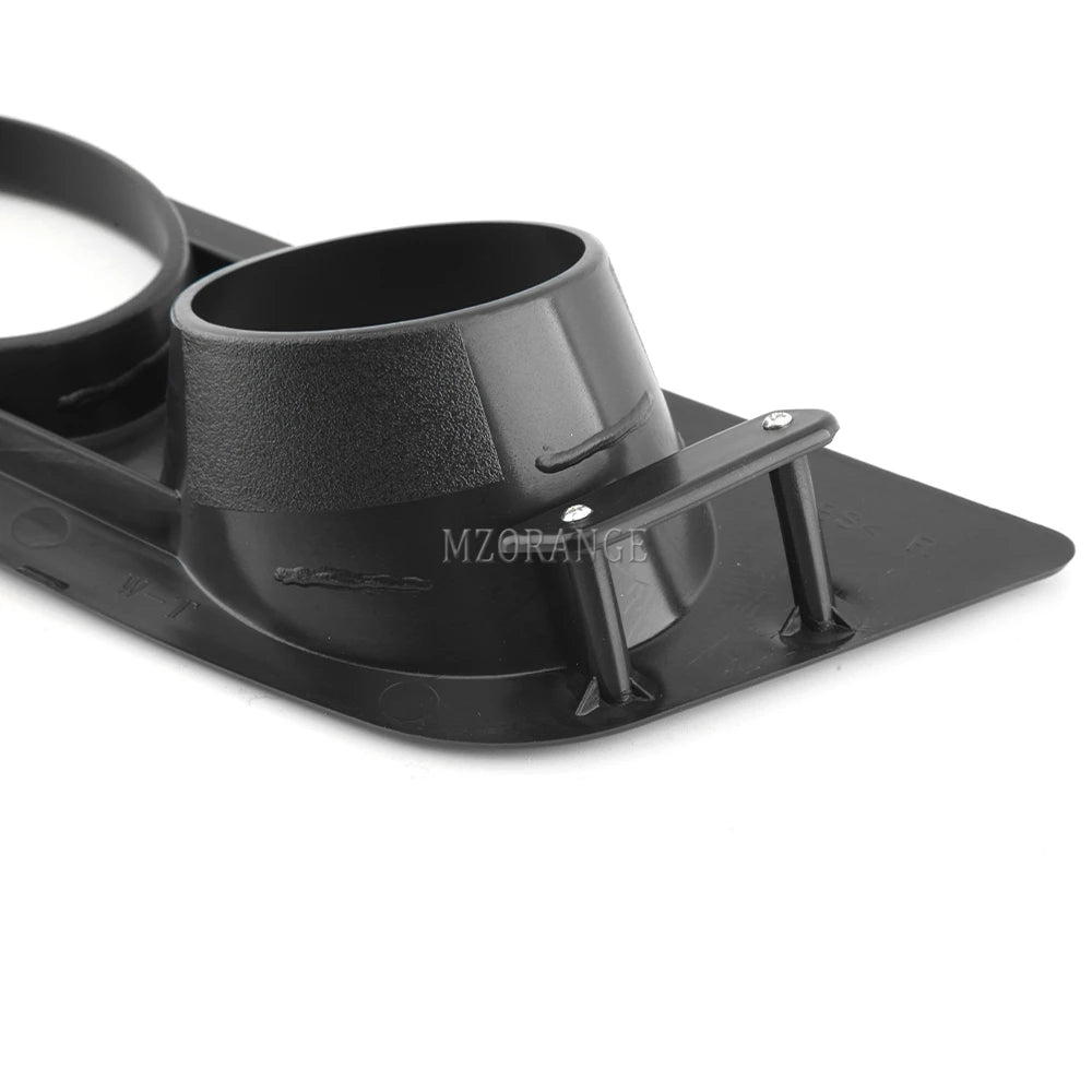 Carbon Fiber Fog Light Cover for BMW E46 M3 2001-2006 Glossy Black Fog Lights Grill Frame Surrounds Air Duct Fog Lamp Hood