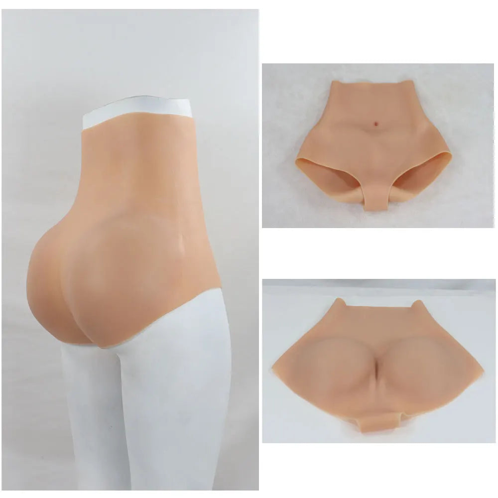 YUERUGOU Shaping Sexy Figure Body Shaping Sexy Silicone Hip Pants Fake Ass Sexy Hip Lady Bottom Tights New Silicone Ass