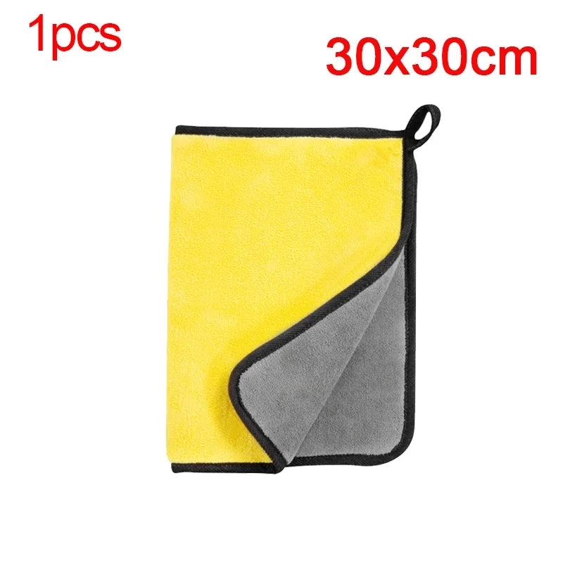 1PCMotorcycle Detailing Microfiber Towel Auto Wash Towels Universal Motorcycles Soft Cleaning Towel Wash Rag Accessories
