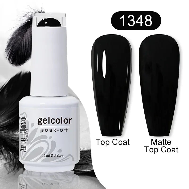 Arte Clavo 15ml Gel Polish Hybrid Varnishes 179 Colors Nails Art For Manicure Soak Off UV Need Top Base Primer Gel Nail Polish