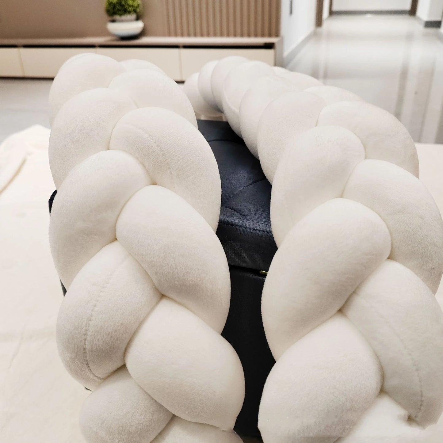 Baby Cot Bumper Baby Cot Braided Bed Bumper for Baby Safety Braid Bed Accessories Bed Circumference for Newborns Braid Rails