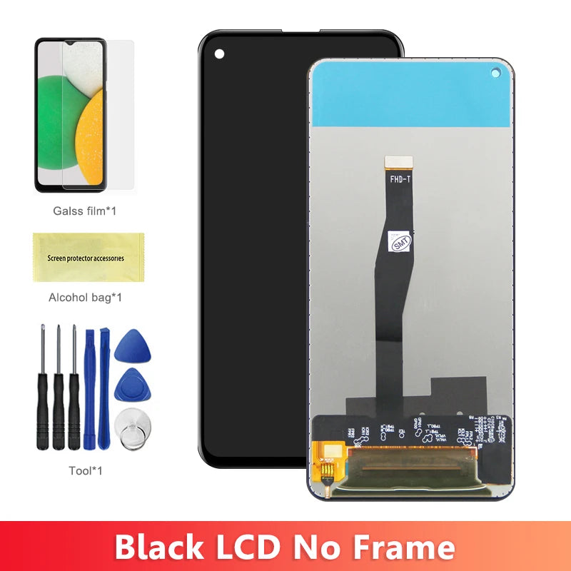 6.26'' for Huawei Nova 5T YAL-L21 L61A L71A LCD Screen+Touch Display Digitizer Replacement With Frame for Huawei Nova 5t Display