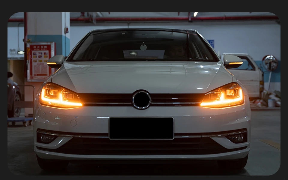 Headlights For VW Golf 7 MK7.5 Gti LED 2013-2020 Golf 7.5 Head Lamp Car Styling DRL Signal Projector Lens Auto Accessories Front