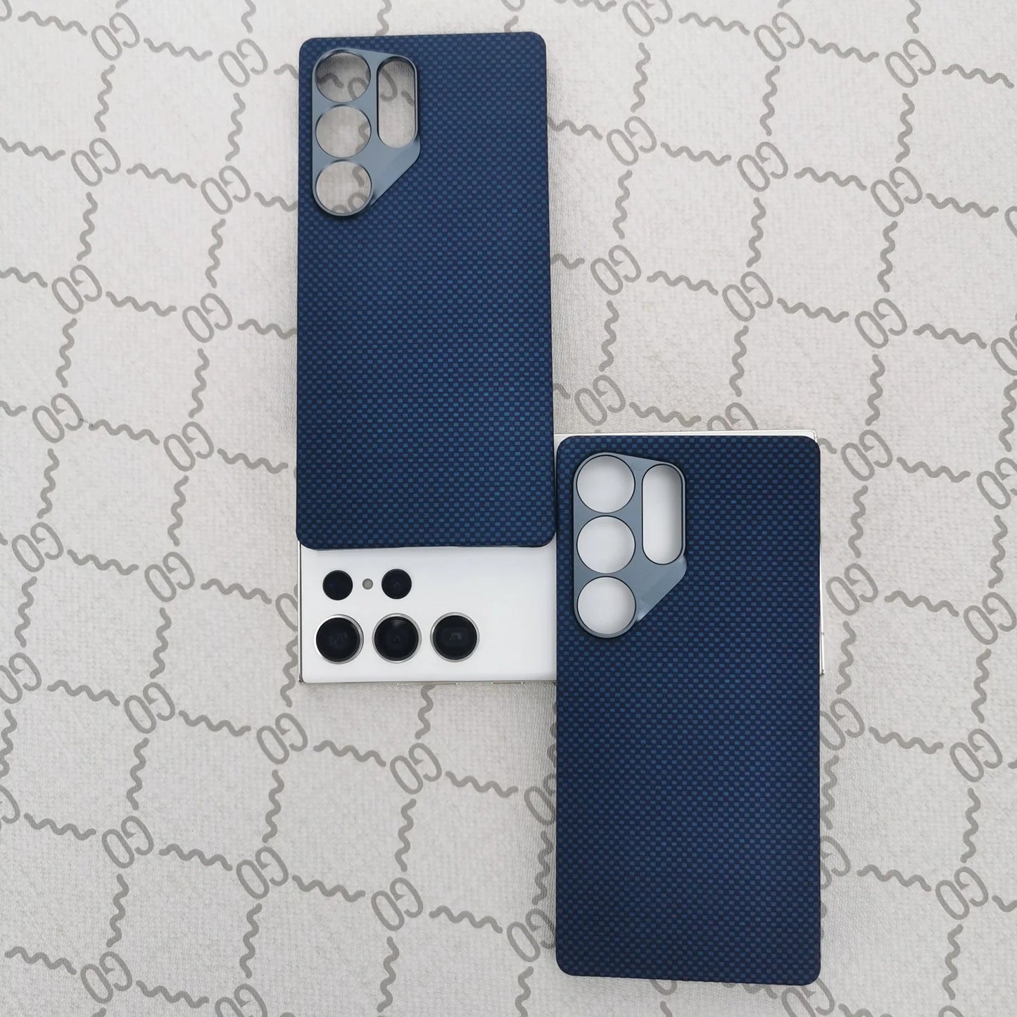 For Samsung Galaxy S25 Ultra Original Feel Ultra-Thin Real Aramid Carbon Fiber Case Built-in Magnetic Wireless Charging