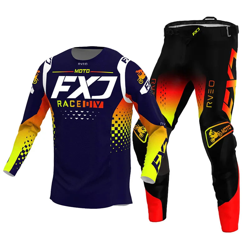 Motocross Jersey Pant white Mens Women pink black Combo racing suit Off-road MX DH ATV gear set Enduro Motorcycle mountain