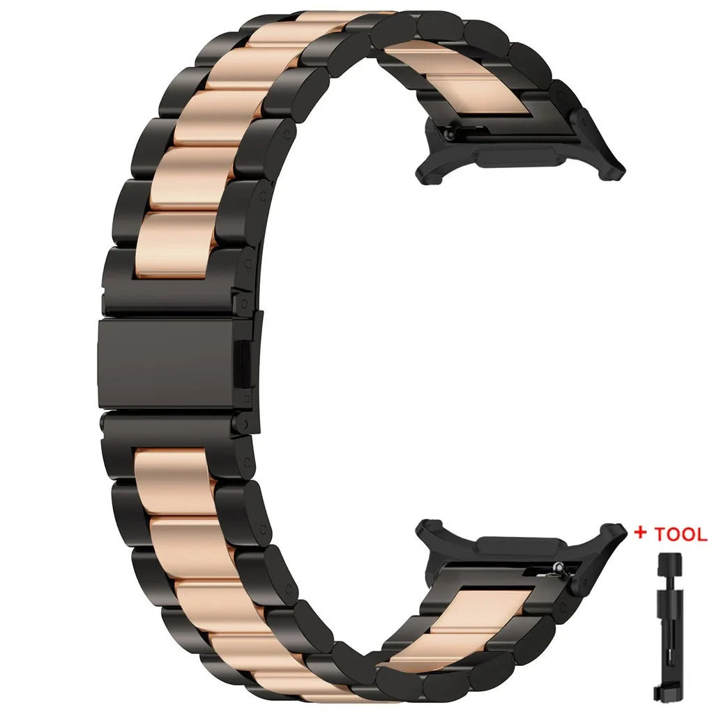 Metal Stainless Steel Strap for Samsung Galaxy Watch 7 Ultra 47mm Quick Bracelet for Galaxy Watch 7 Ultra Replacement Wristband