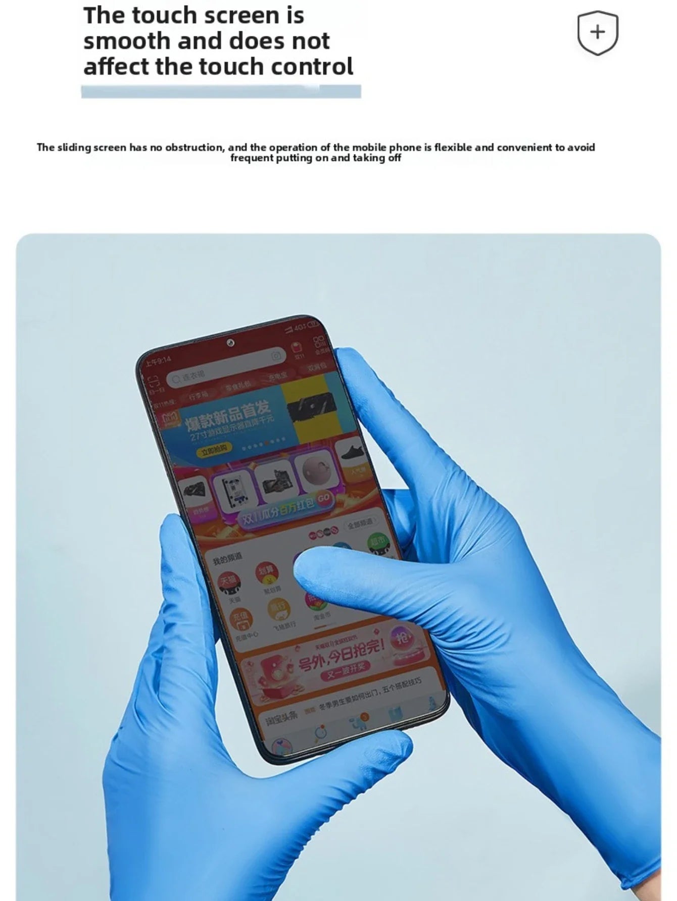 Washing Gloves Disposable Nitrile glove FoodGradeSpecial Household Sterile Hand Protection Oil-proof Waterproof Non-slip Gloves