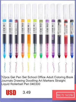 20ml Smooth Colorful Liquid Ink Bright Comics Ink Refill Without Fountain Pen Ink Pen Carbon Office School Stationery 03826