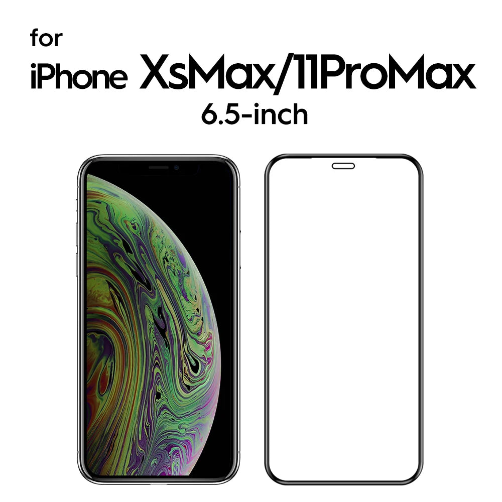 SmartDevil for iPhone 14 11 Full Cover Tempered Glass for iPhone 13 Pro Max 12 mini 7 8 X XS XR SE 3 2020 Screen Protector HD