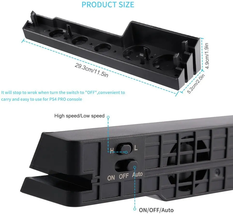 Cooling Fan Cooler DC 5V For Sony PS4 Pro Slim Game Console Playstation Play Station PS 4 Refrigerator USB Ventilator Portable