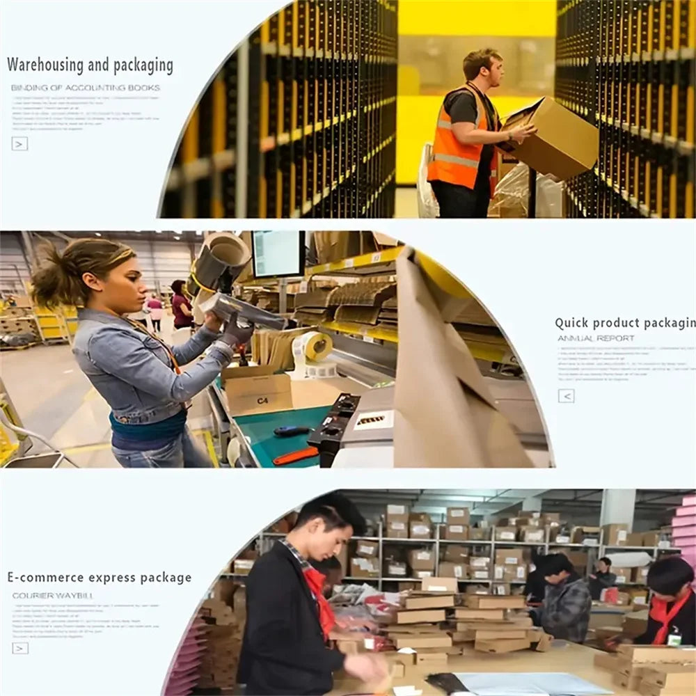 Multi-Color Tape Dispenser: Heavy-Duty, Ergonomic with Precision Blade, Ideal for Office & Commercial Use, No Assembly Needed