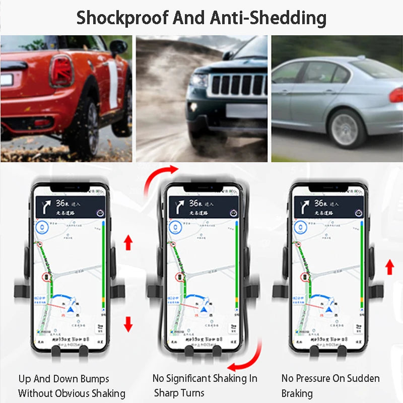 Car Mobile Phone Holder For Alfa Romeo Stelvio Giulia 2017-2020 Car Styling Dashboard Air Vent Mount Bracket Cell Phone Holder