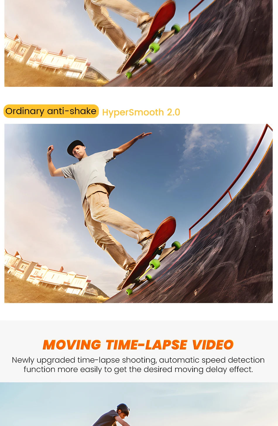 GoPro hero 8 Black stable 4K video 12MP photo portable 1080p live broadcast Motorcycle and Skiing Sports go pro Camera