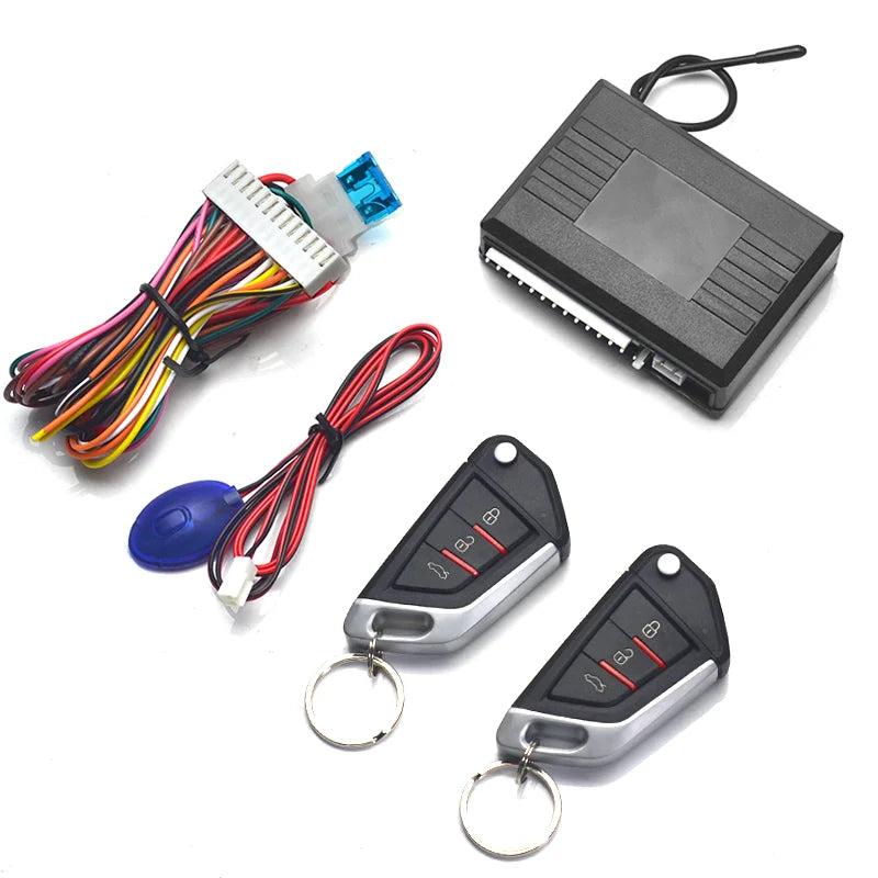 12V Universal Car Auto Remote Central Locking System with 2 Remote Controls Keyless Entry System Remote operation