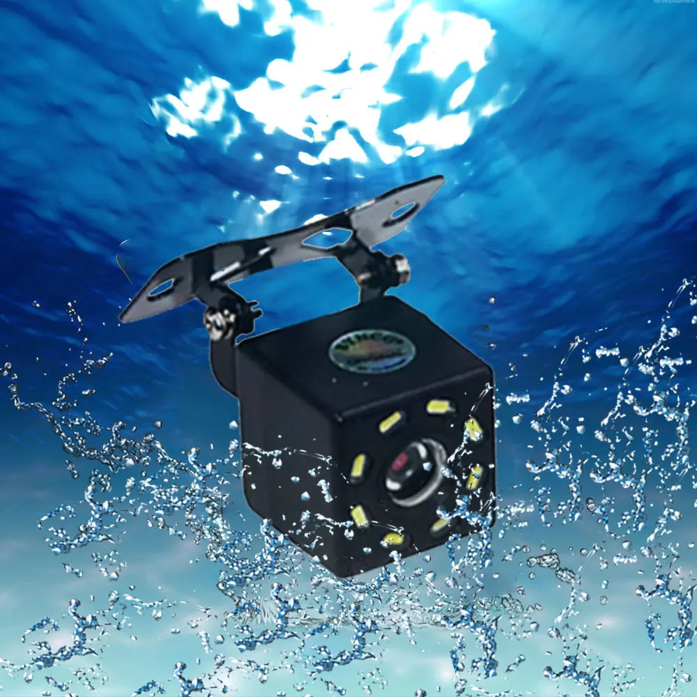 Car Rear View Camera 12IR Night Vision Reversing Automatic Parking Monitor CCD IP68 Waterproof Wide Degree High-Definition Image