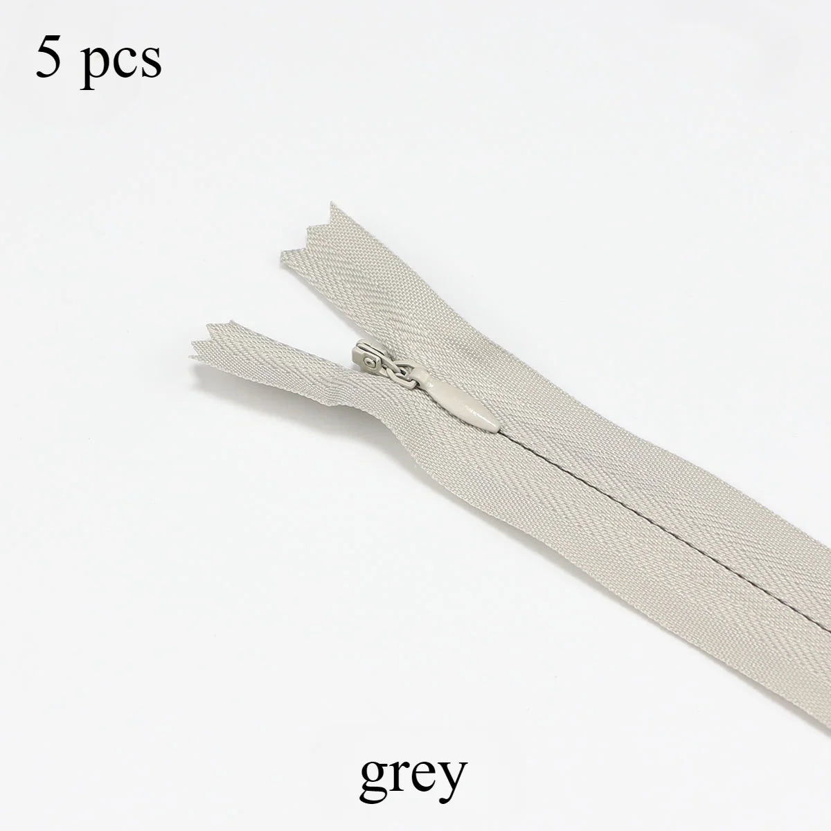 5 pcs 18cm-60cm Invisible zippers - various colors, suitable for premium hidden zipper dresses, pants, shirts, pockets, etc