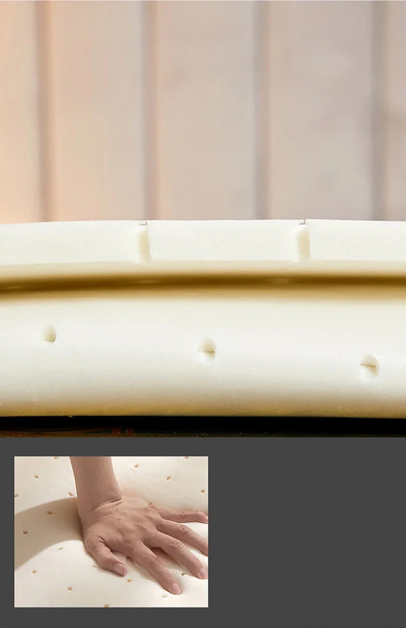 Mattress Topper  Knitted Cotton Soft Foam Tatami Mattresses Intercalated Latex Thickened Sponge Cushion Folding Mattresses Mat