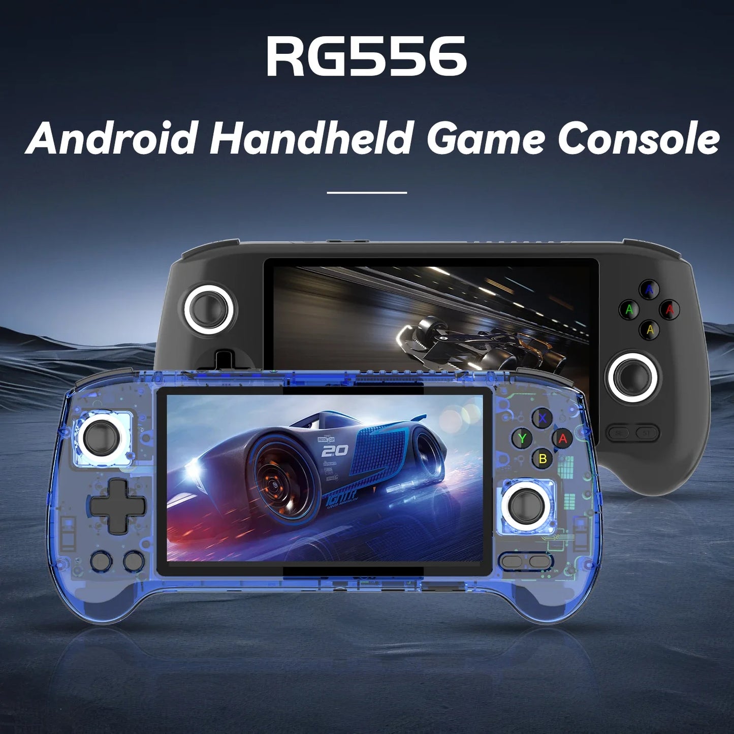 ANBERNIC RG556 Handheld Game Console 5.48'' AMOLED Screen Android System 5500mAH Battery Bluetooth5.0 Portable Video Game Player